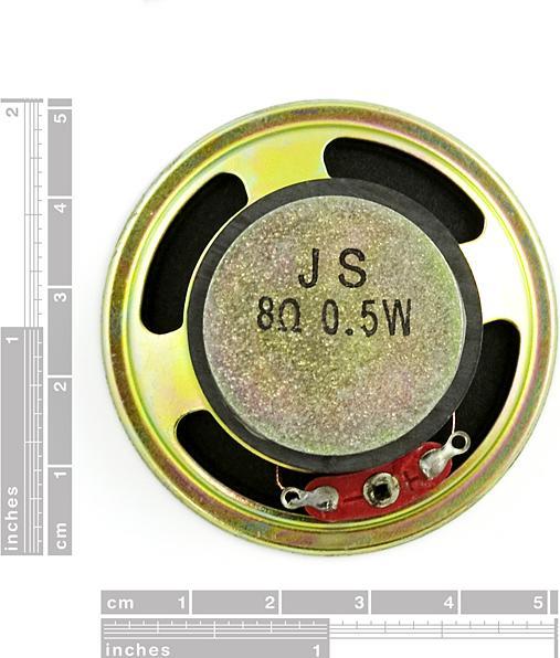 Actual product image SparkFun Loudspeaker 0.5W 8Ohm