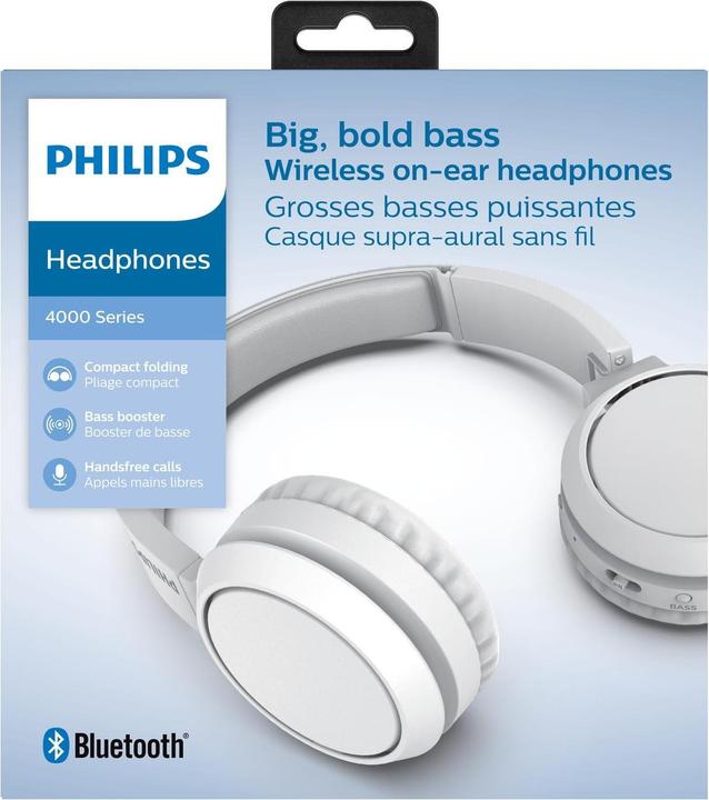Image du produit Philips TAH4205WT/00 (ANC, 29 h, Sans fil)