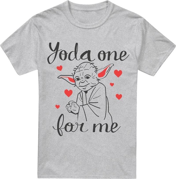 Actual product image Star Wars Mens Yoda One For Me Valentine's Day T-Shirt (XXL)