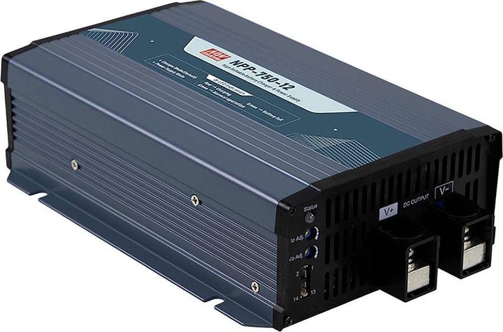 MeanWell Bleiakku-Ladegerät NPP-750-12 12 V Ladestrom max. 43 A