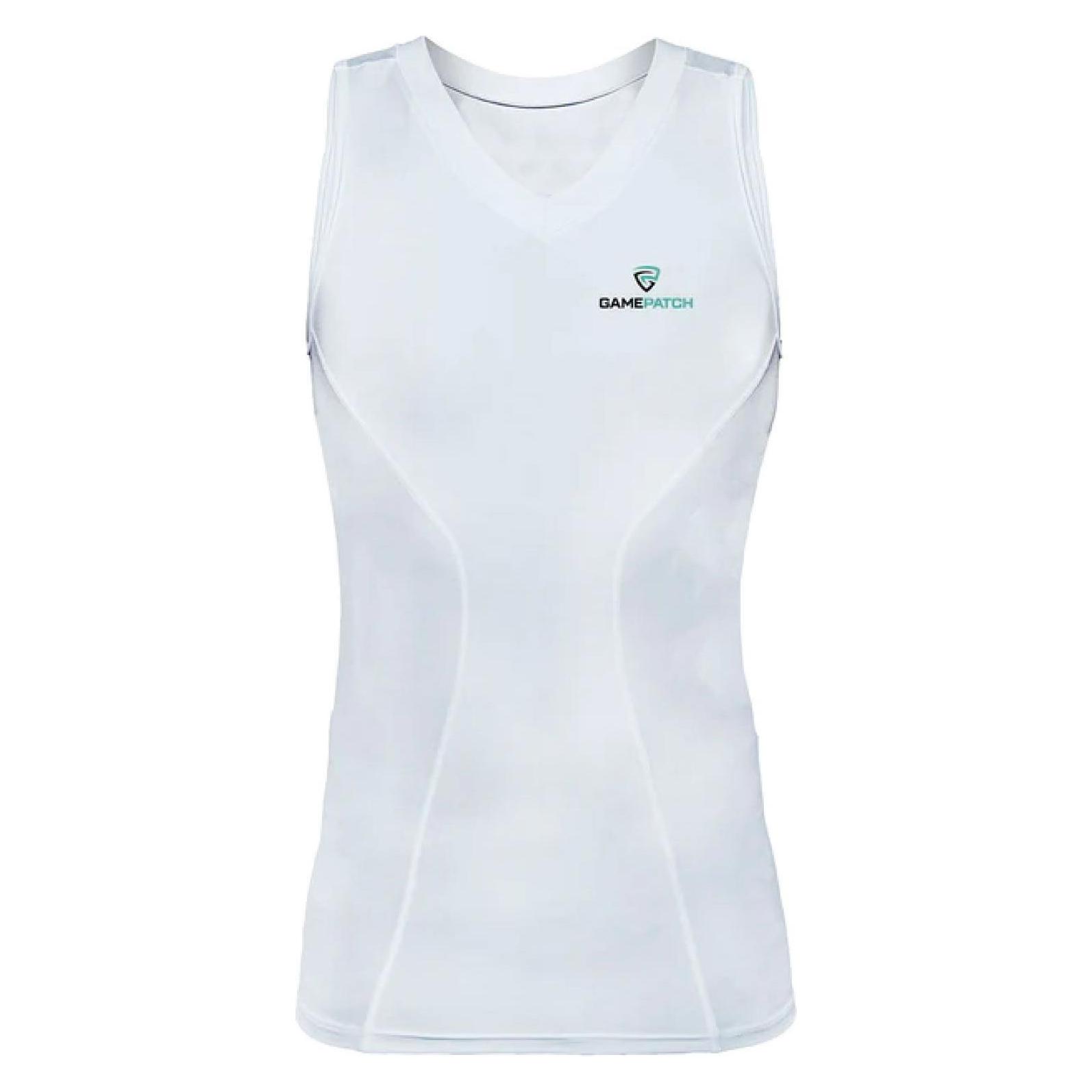 Gamepatch, Unisex, Funktionsshirt, Compression Shirt Sleeveless (M), Weiss, M