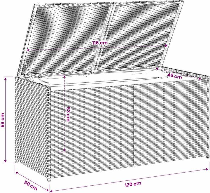 Image du produit vidaXL Gartentruhe