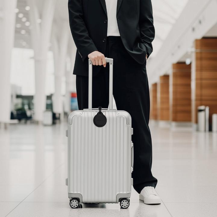 Produktbild Satechi Vegan-Leather FindAll Luggage Tag Black (Apple, iOS, Mac OS)