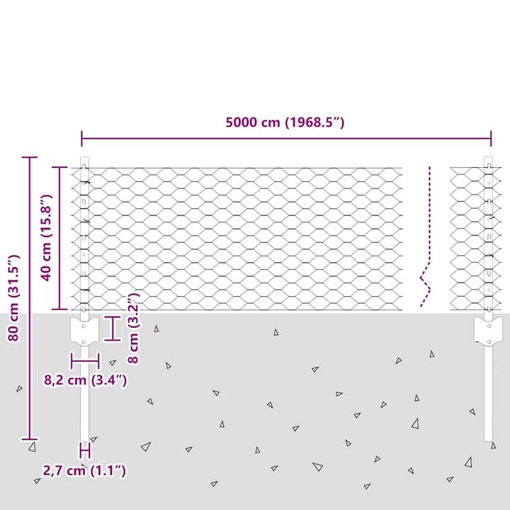 Produktbild vidaXL Aussenbarriere