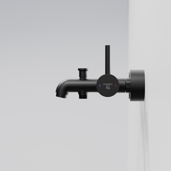 Produktbild Steinberg Serie 100 Wannenarmatur, Aufputz, G1/2, Ausladung: 185mm, 1001100