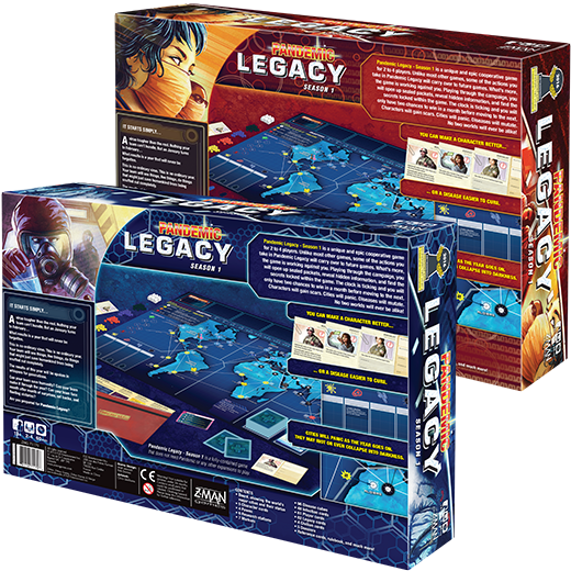 Produktbild Man.Wand Pandemic Legacy: Season 1 (Englisch)