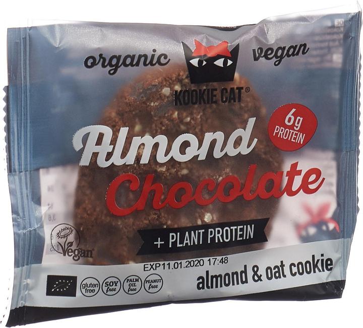 Produktbild Kookie Cat Almond Chocolate Cookie (1 Stk., 50 g)