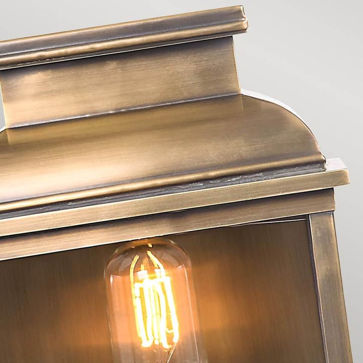 Actual product image Elstead Lighting Old Bailey outdoor wall light E27 aged brass IP44 (E27)