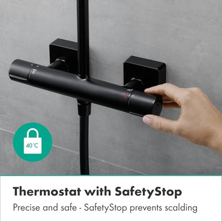 Produktbild hansgrohe Vernis Shape Duschsystem 230 1 Strahlart mit Thermostat