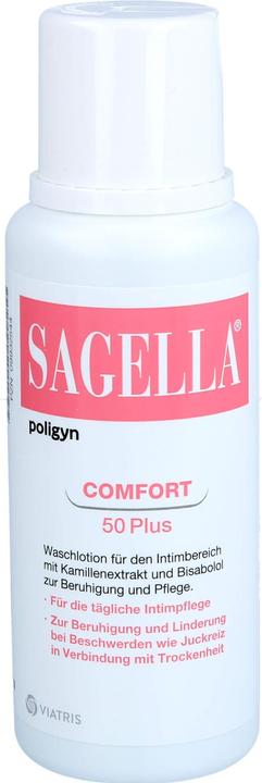 Actual product image Sagella poligyn washing lotion, 250 ml lotion (250 ml, Intimate washing lotion)