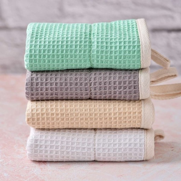 Image du produit Jungle Culture Chiffons à vaisselle réutilisables - blanc - 100% sisal/coton bio