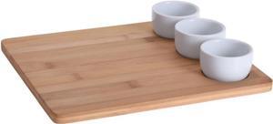 Productafbeelding Excellent Houseware Sushi set bamboe porselein 4-delig