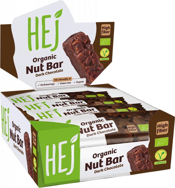 Image du produit HEJ Nutrition Organic Nut Bar (520 g, 12 pcs)