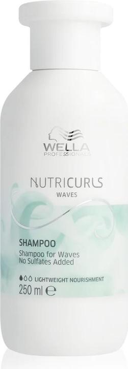 Produktbild Wella Nutricurls Waves Shampoo 250ml (Flüssiges Shampoo, 250 ml)