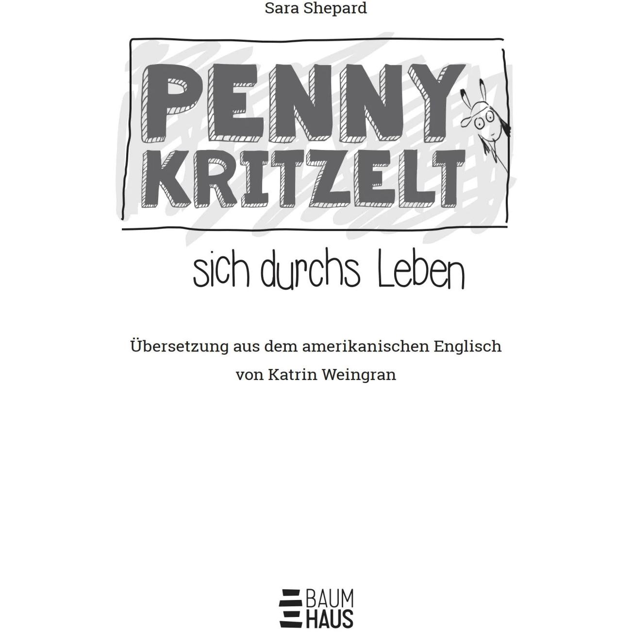 Thumbnail - Penny kritzelt sich durchs Leben, Kinderbücher von Sara Shepard