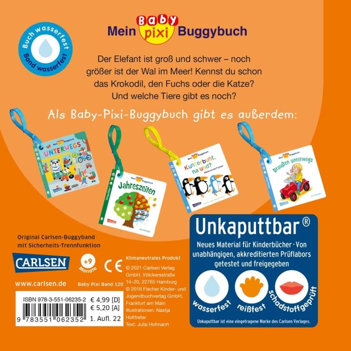 Actual product image My Baby Pixi buggy book: My first animal book (German)
