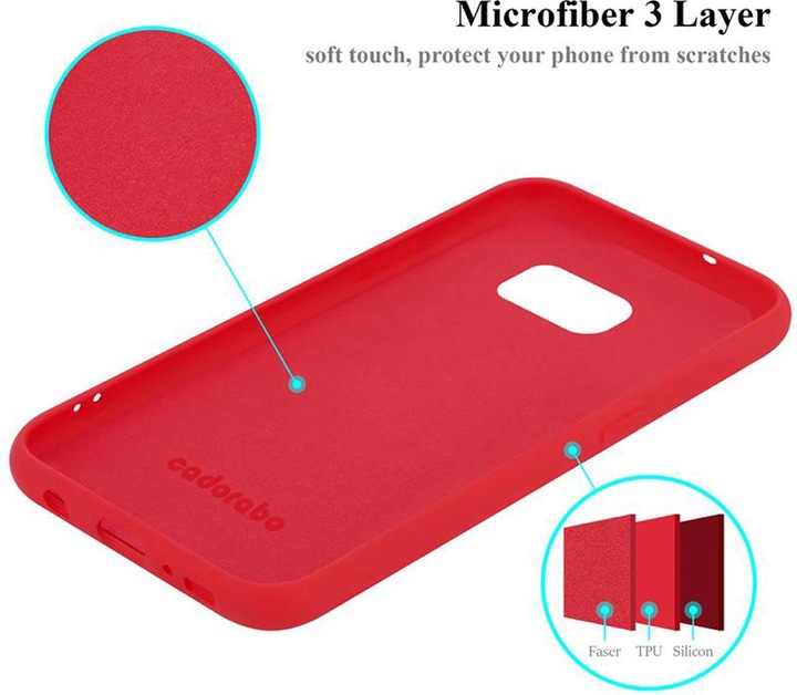 Produktbild Cadorabo TPU Liquid Silicone Case Cover (Samsung Galaxy S7 Edge)