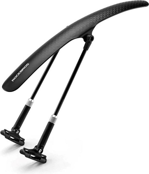 Rockbros 28210007001 bicycle fender, universal, adjustable - black (Schutzblech hinten)