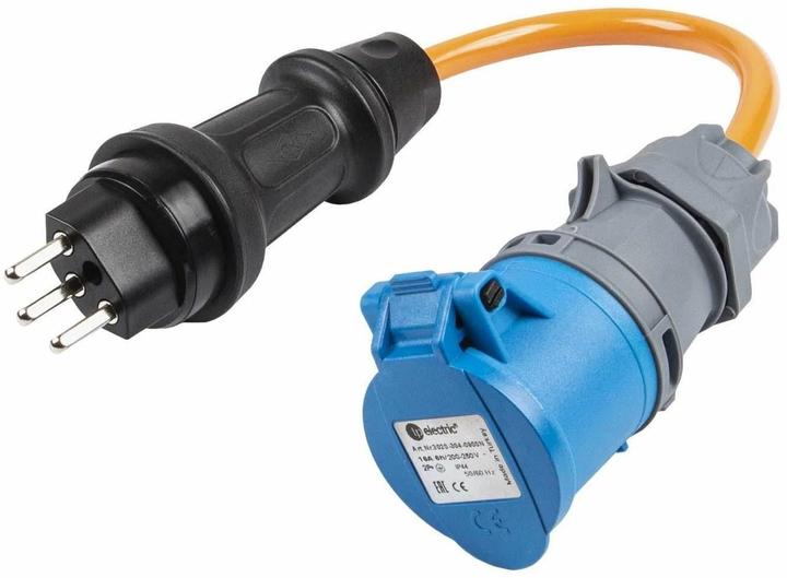 Actual product image Normrahmen Adapter cable CEE16/3 - T23 (0.20 m)