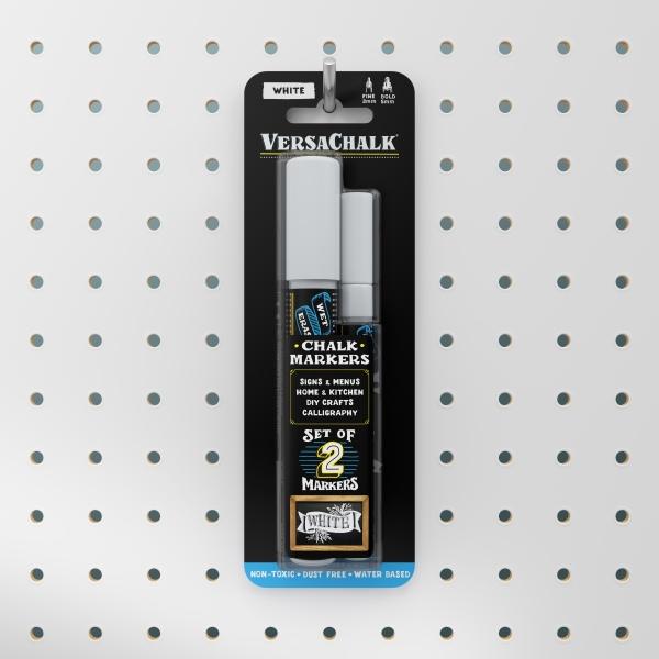 Actual product image VersaChalk - Combi set with 2 white chalk markers 3mm + 5mm (2x)