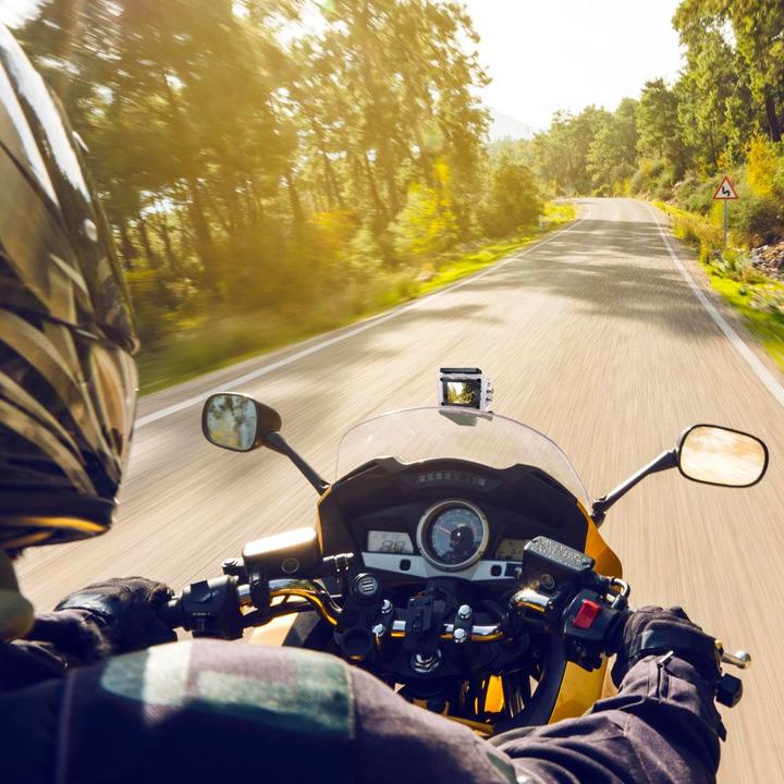 Immagine prodotto Midland H3+ Angolo di visione orizzontale della dashcam max. 120° Batteria, WLAN (Display integrato, WiFi, Full HD)