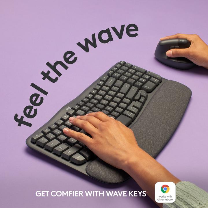 Actual product image Logitech Wave Keys for Business (CH, Wireless)