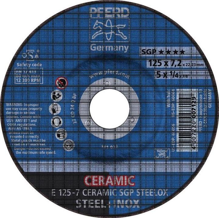 Produktbild Pferd Schruppscheibe CERAMIC SGP STEELOX (Q 24)