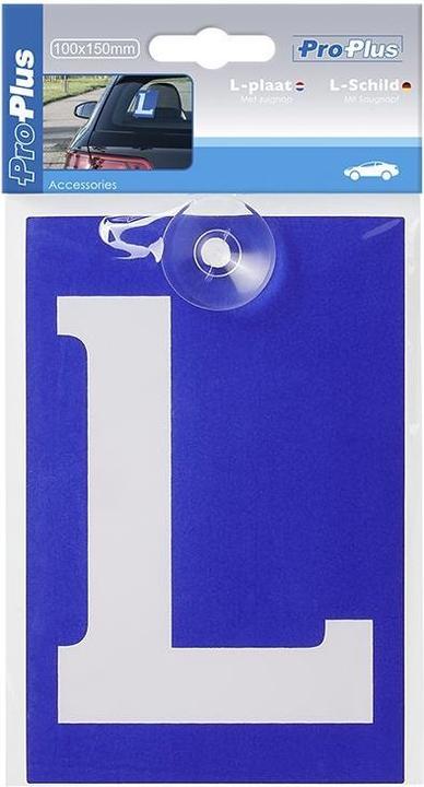 Produktbild ProPlus L-Schild mit Saugnapf
