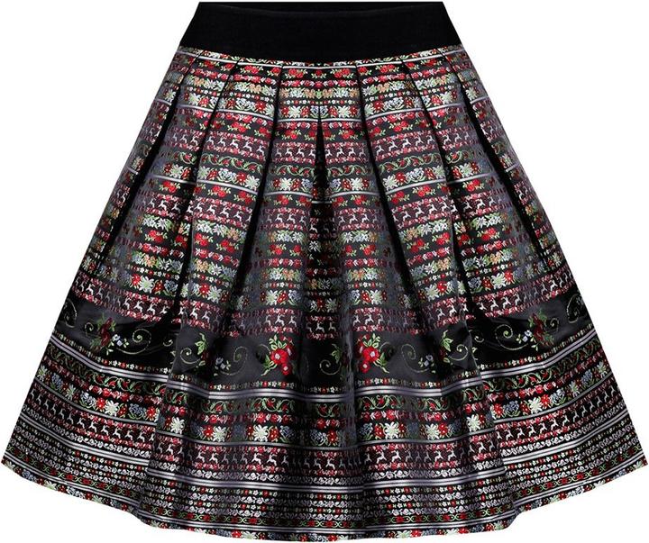 Marjo Damen Trachtenrock Grania, 60 cm (36)