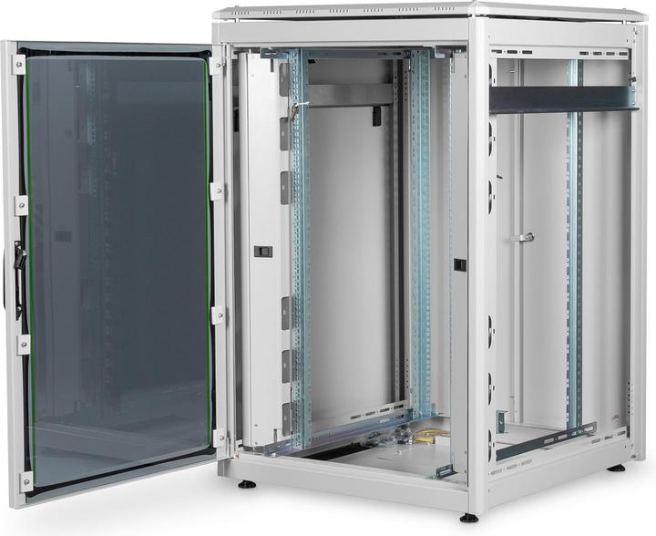 Actual product image Digitus DN-19 22U-8/8-1 network cabinet (22 RU, 19 inch rack)