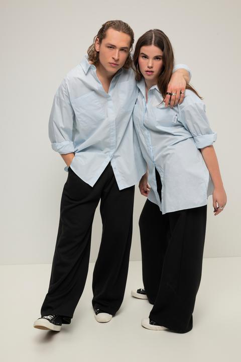 Immagine prodotto Studio Untold Camicia unisex dal taglio oversize con collo da camicia e maniche lunghe (M)