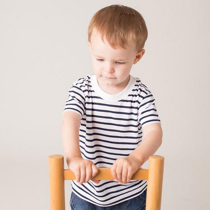 Produktbild Larkwood Baby Kurzarm Streifen Tshirt (86)