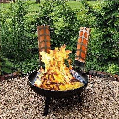 Actual product image Jürgen Westerholt 2-piece set for preparing flame salmon on your barbecue. (2.56 kg)