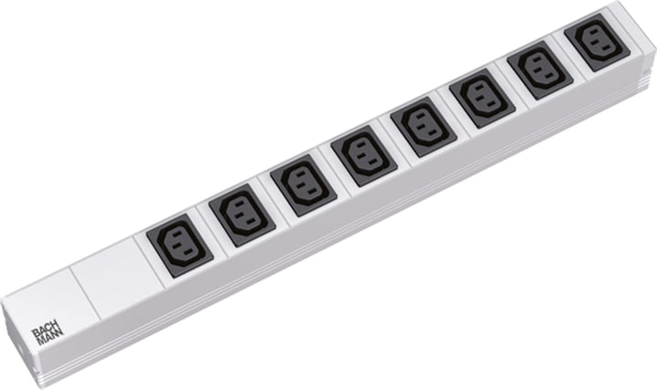 Bachmann 19" power strip 8x IEC320 C13 sockets