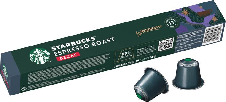 Produktbild Starbucks Decaffeinated Espresso Roast by Nespresso Dark Roast (10 x Port.)