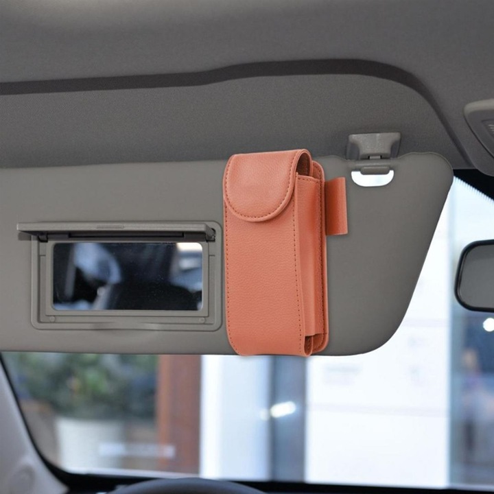 Produktbild König Design Auto Sonnenblende Clip Mount Brillenetui Halter Zubehör Universal Aufbewahrung