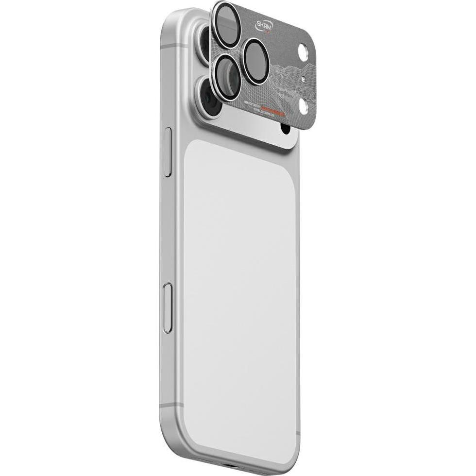 Skinarma Camera Lens Glass Sonix Full Aluminium for iPhone 17 Pro silver (Apple iPhone 17 Pro), Pellicola protettiva smartphone, Argento