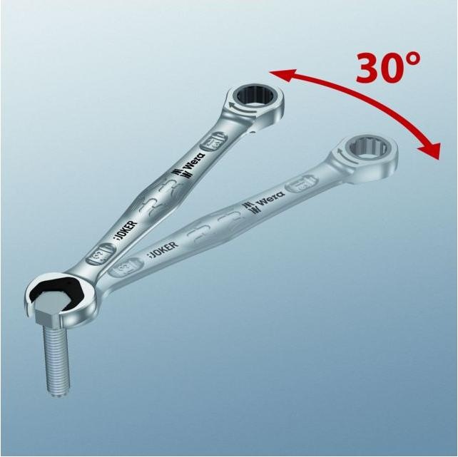 Productafbeelding Wera Ratelringsleutelset (15 mm, 16 mm, 17 mm, 18 mm, 19 mm, 8 mm, 10 mm, 11 mm, 12 mm, 13 mm, 14 mm)