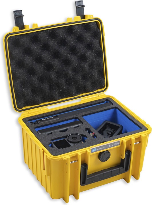 Immagine prodotto B&W International B&W DJI Action 3 Custodia giallo 2000/Y/Action3 (Custodia per drone)