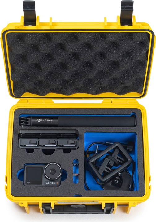 Immagine prodotto B&W International B&W DJI Action 3 Custodia giallo 2000/Y/Action3 (Custodia per drone)