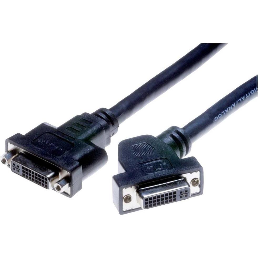 Lyndahl DVI-Kabel DVI-I 24+5pol. Buchse 0.2 m Schwarz LKPK004 (0.20 m, DVI), Video Kabel