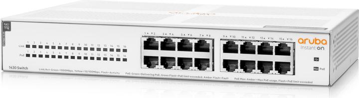 Produktbild HPE HP Switch 1430 16G PoE 124W 16x10/100/1000 PoE (16 Ports)
