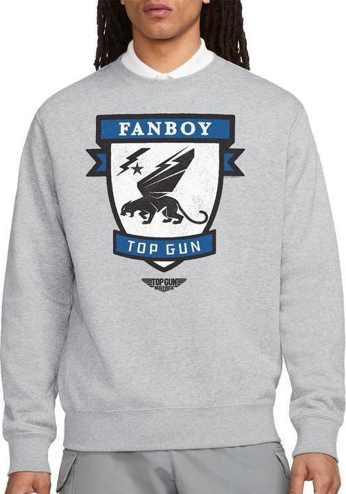 Actual product image Top Gun Unisex Adult Fanboy Logo Sweatshirt (L)