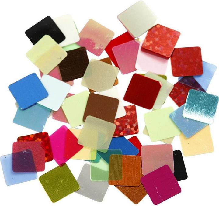 Produktbild Creativ Company Mosaikplatten 10 x 10 mm 250 g, Sortierte Farben