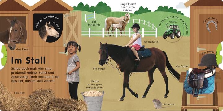 Immagine prodotto Erstes Lernen Drehen. Auf dem Bauernhof (Tedesco, DK Verlag - Bambini, 2021)