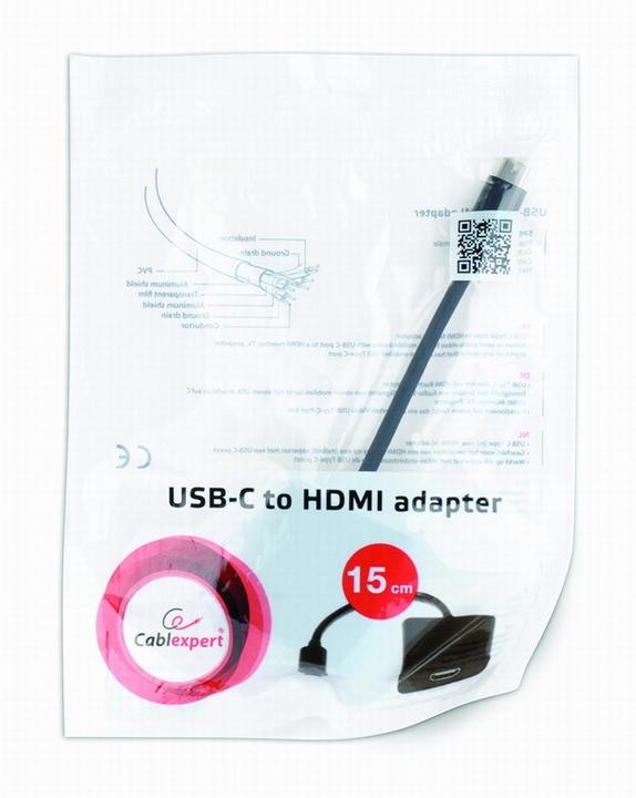 Immagine prodotto Gembird Adattatore da USB-C a HDMI (USB-C, 2.50 cm)