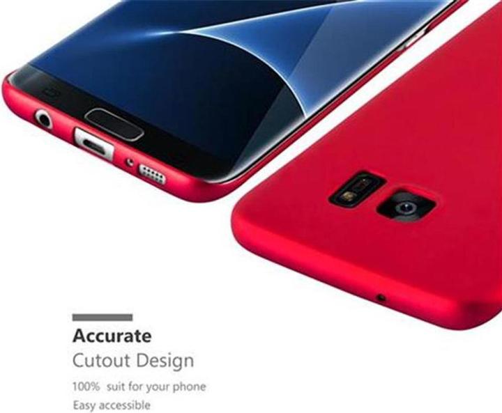 Actual product image Cadorabo Hard Cover Matt Metal Cover (Samsung Galaxy S7 Edge)