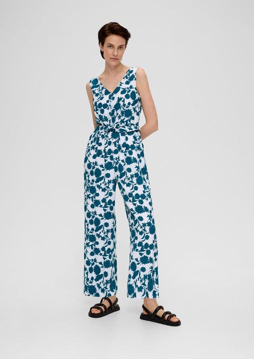 Produktbild s.Oliver Overall Viskose-Jumpsuit mit Taillengürtel (46)