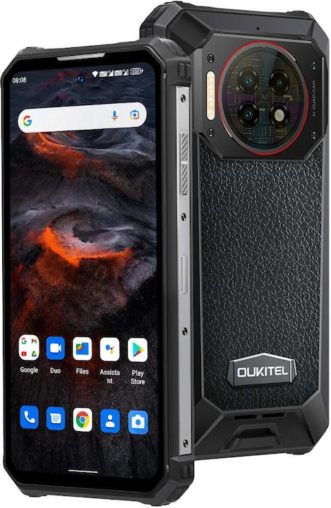 Produktbild Oukitel WP19 Pro -puhelin, 256/24 Gt, musta (256 GB, Schwarz, 6.80", Dual SIM, 64 Mpx, 4G)