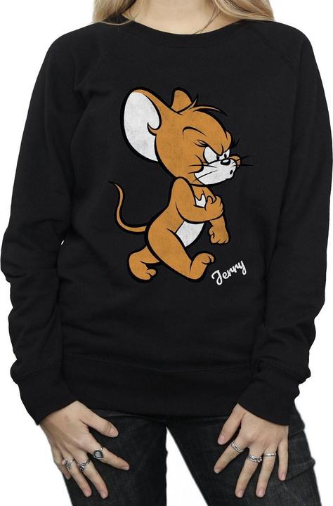 Immagine prodotto Tom & Jerry Felpa da donna/ragazzo in cotone Angry Mouse (M)